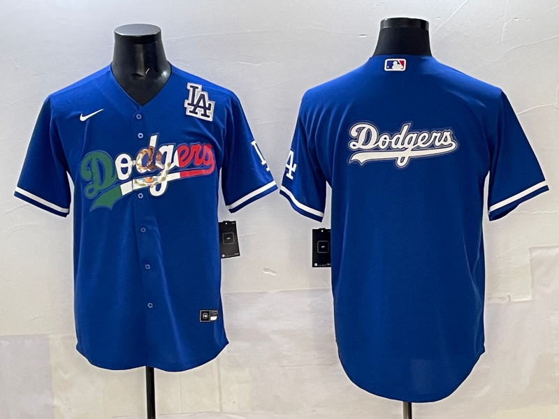 Men Los Angeles Dodgers blank blue Nike 2025 MLB All Star Jersey 002